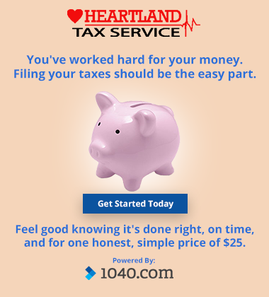 File your taxes online with 1040.com  - Heartland Tax Service